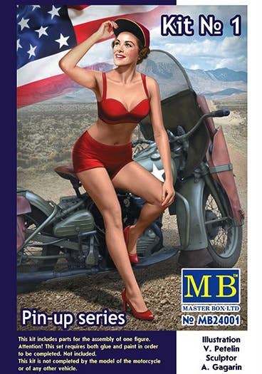 MASTER BOX 1/24 Pin-up series, Kit No. 1. Marylin | 4820113081323