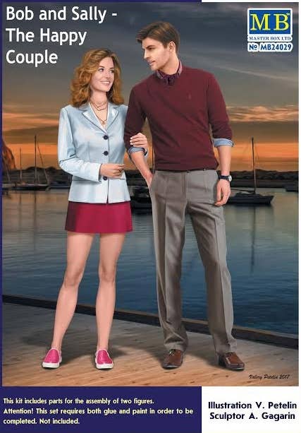 MASTER BOX 1/24 Bob and Sally - The Happy Couple | 4820113081750