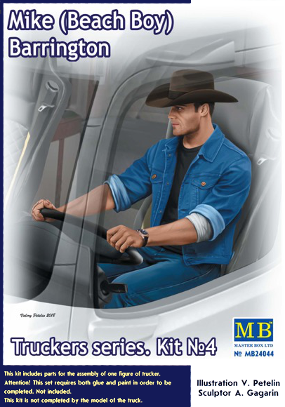 MASTER BOX 1/24 Truckers series. Mike (Beach Boy) Barrington | 4820113081477