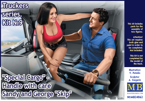 MASTER BOX 1/24 Special Cargo - Handle with care Sandy and George 'Skip' | 4820113082054