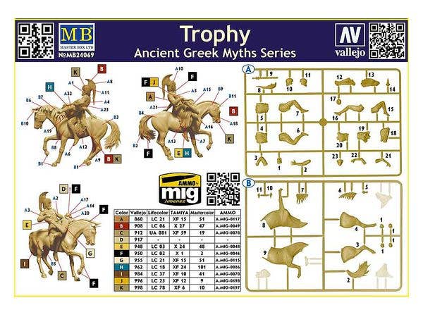 MASTER BOX 1/24 Ancient Greek Myths Series. Trophy | 4820113082375