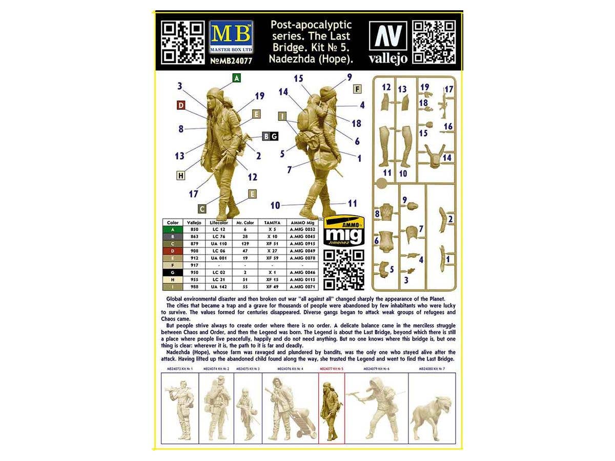 Master Box 1/24 The Last Bridge. Kit No. 5. Nadezhda (Hope) | 4820113082474