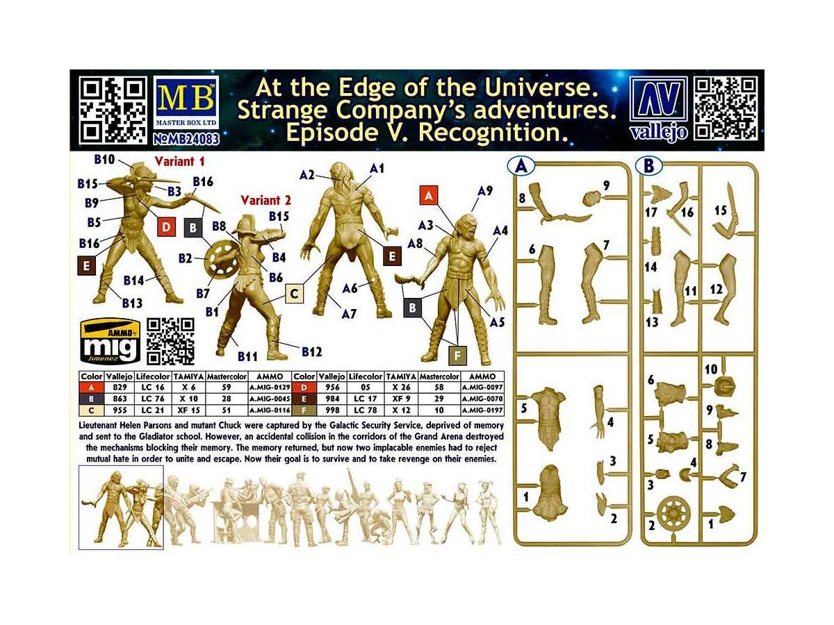 Master Box 1/24 At the Edge of the Universe. Strange Company’s adventures. Episode V. Recognition | 4820113082627
