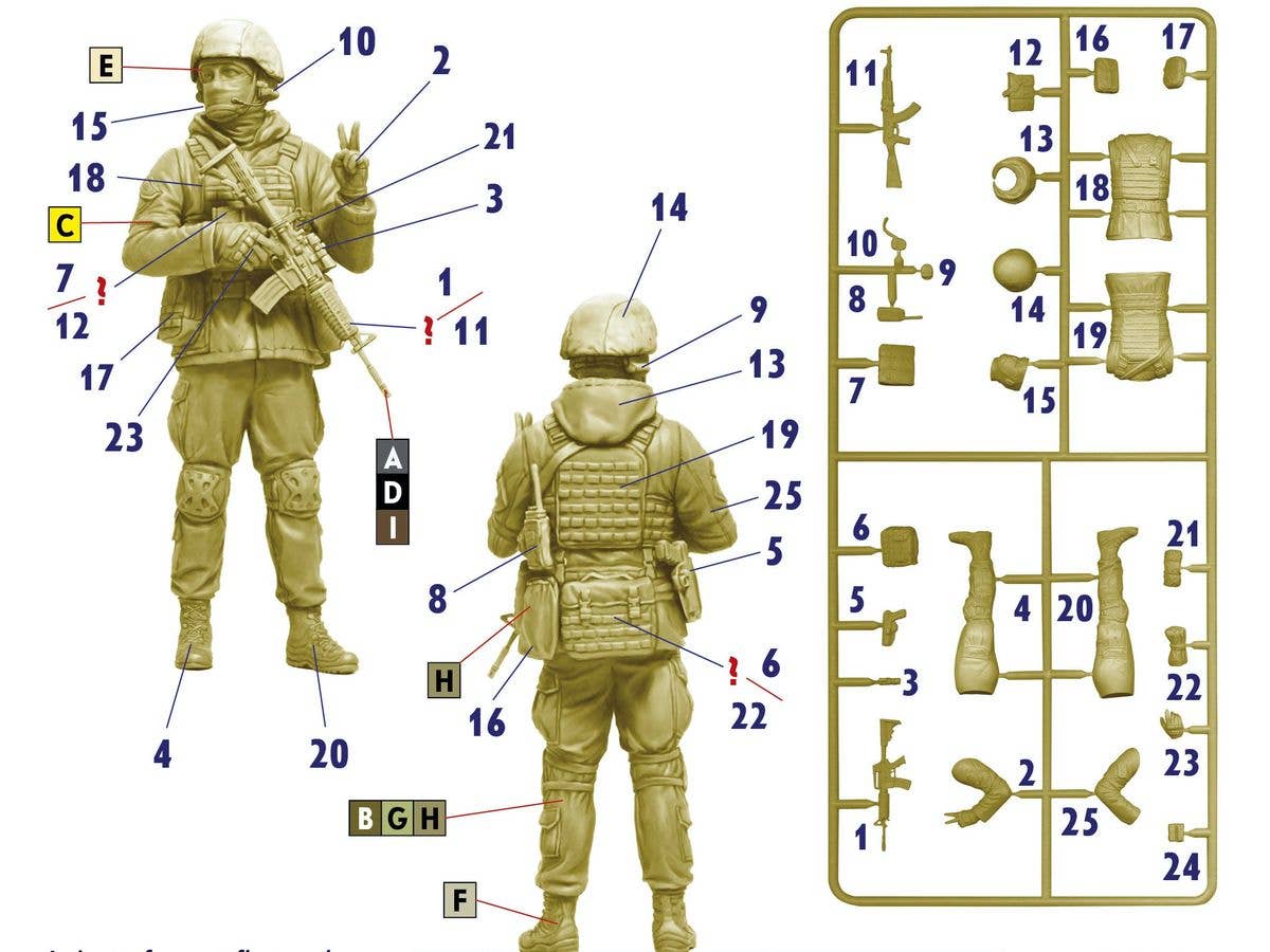 Master Box 1/24 Russian-Ukrainian War series Ukrainian soldier Defence of Kyiv March 2022. Kit No1. | 4820113082764