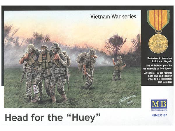 MASTER BOX 1/35 Head for the 'Huey', Vietnam War series | 4820113080623