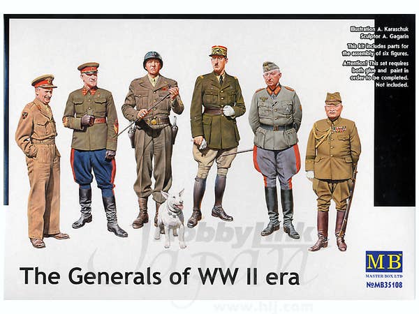MASTER BOX 1/35 The Generals of WW II | 4820113080616