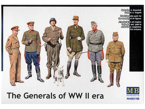 MASTER BOX 1/35 The Generals of WW II | 4820113080616