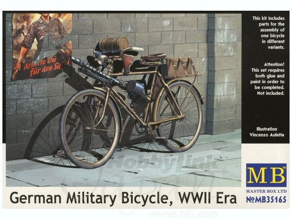 MASTER BOX German Military Bicycle, WWII Era | 4820113081293