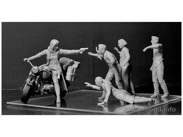 MASTER BOX 1/35 Zombie Hunter - Road to Freedom, Zombieland series | 4820113080845