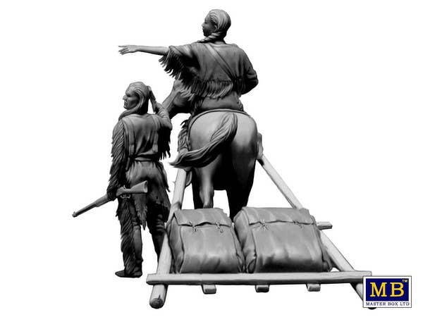 MASTER BOX 1/35 Indian Wars Series. On the Great Plains | 4820113081606
