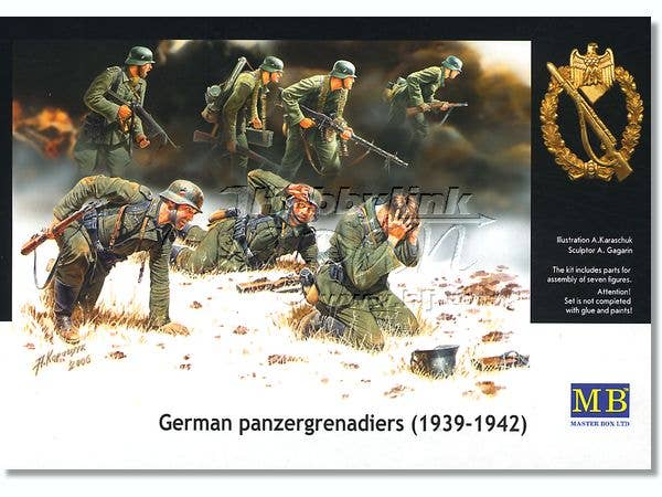 MASTER BOX 1/35 German Panzergrenadiers, 7 fig. | 4820041760239