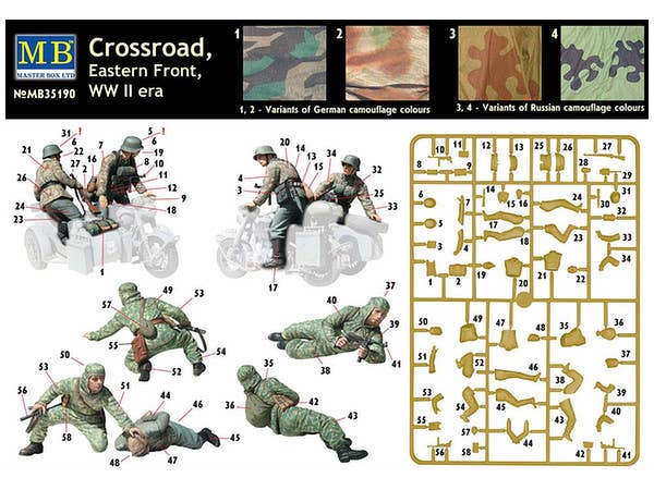 MASTER BOX 1/35 Crossroad, Eastern Front, WWII era | 4820113081613