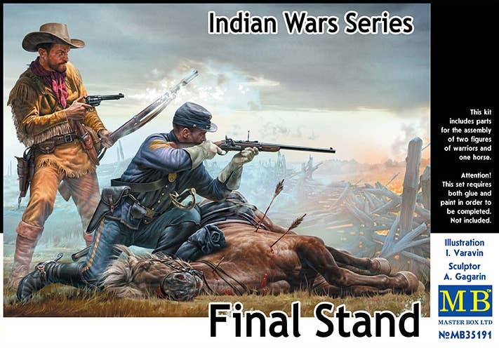 MASTER BOX 1/35 Indian Wars Series, Final Stand | 4820113081057