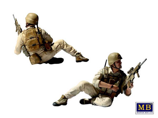 MASTER BOX 1/35 Under Fire. Modern US Infantry | 4820113081156
