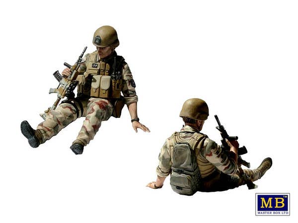 MASTER BOX 1/35 Under Fire. Modern US Infantry | 4820113081156