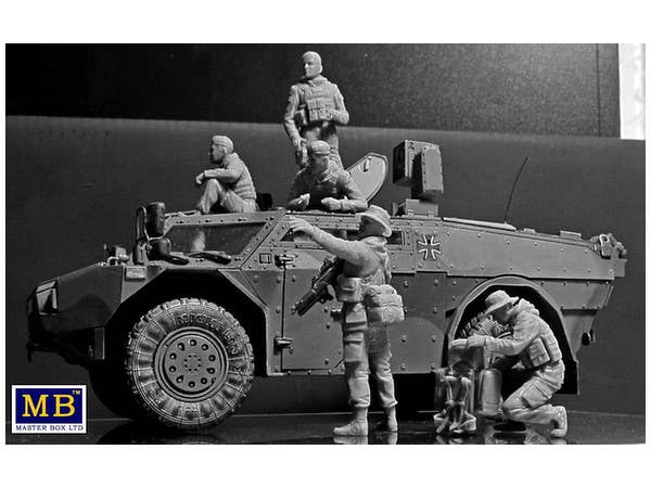MASTER BOX 1/35 Bundeswehr. German Military Men, Present Day - UPC 4820113081804 | 4820113081804