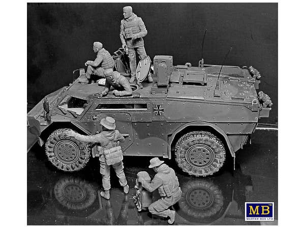 MASTER BOX 1/35 Bundeswehr. German Military Men, Present Day - UPC 4820113081804 | 4820113081804
