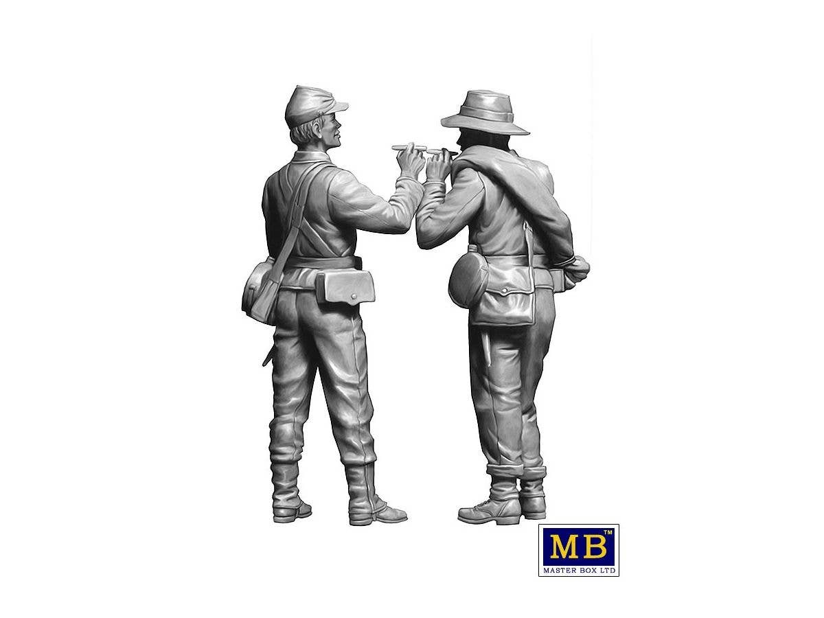 MASTER BOX 1/35 Family Reunited - Brothers Meet Again. End of the War Confederate army surrenders to Federal troops. Appomattox, Virginia, April 9th, 1865. American Civil War series | 4820113082122