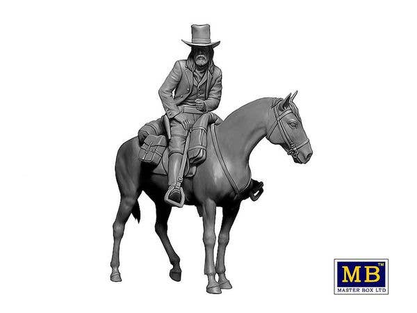 MASTER BOX 1/35 Outlow. Gunslinger series. Kit No. 2. Gentleman Jim Jameson - Hired Gun | 4820113082214