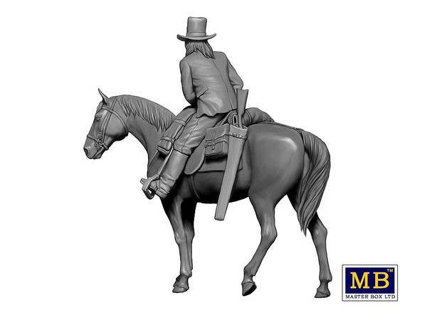 MASTER BOX 1/35 Outlow. Gunslinger series. Kit No. 2. Gentleman Jim Jameson - Hired Gun | 4820113082214