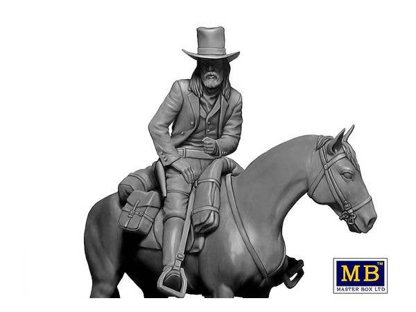MASTER BOX 1/35 Outlow. Gunslinger series. Kit No. 2. Gentleman Jim Jameson - Hired Gun | 4820113082214
