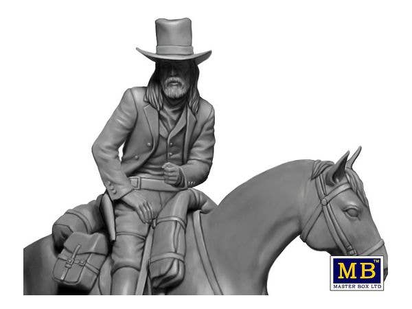 MASTER BOX 1/35 Outlow. Gunslinger series. Kit No. 2. Gentleman Jim Jameson - Hired Gun | 4820113082214