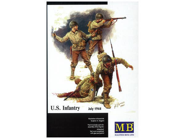 MASTER BOX 1/35 U.S. Infantry, July 1944 | 4820041760284