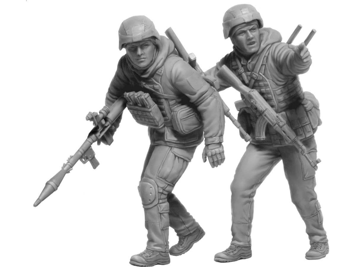 MASTER BOX 1/35 Russian-Ukrainian War series Azov Regiment, Defence of Mariupol, March 2022. Kit No.2 | 4820113082689