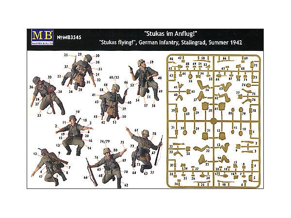 MASTER BOX 1/35 Stukas im Anflug | 4820113080043