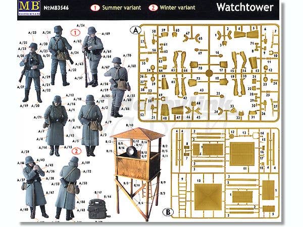 MASTER BOX 1/35 Watch tower | 4820113080050