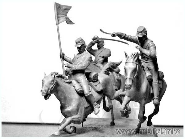MASTER BOX 1/35 8th Pennsylvania Cavalry, 89th Regiment Pennsylvanian Volunteers, Battle of Chancellorsville, May, 2nd, 1863. American Civil War Series. Attack | 4820113080234