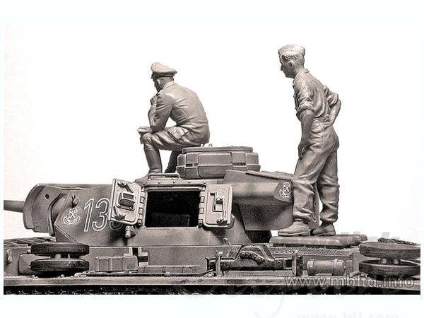 MASTER BOX 1/35 Rommel and German Tank Crew, DAK, WW II era | 4820113080425