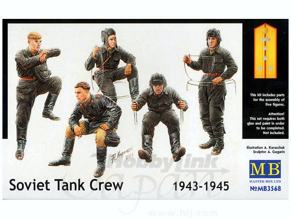 MASTER BOX 1/35 Soviet Tank Crew, 1943-1945 | 4820113080661