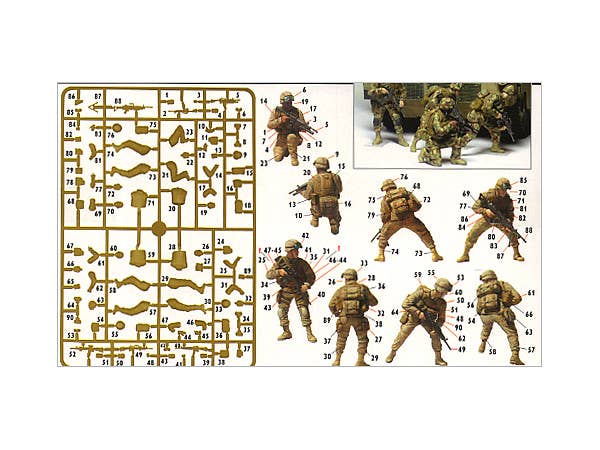 MASTER BOX 1/35 Iraq events. Kit #1, US Marines | 4820113080241