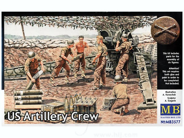 MASTER BOX 1/35 US Artillery Crew | 4820113080265