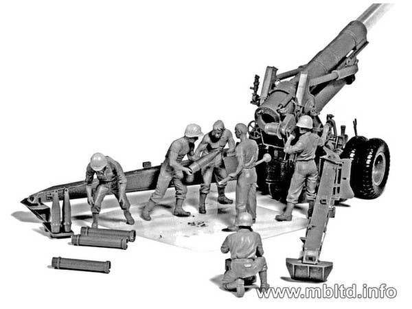 MASTER BOX 1/35 US Artillery Crew | 4820113080265