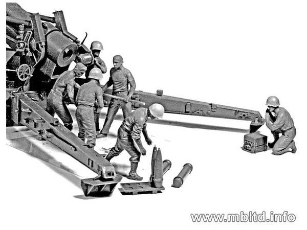MASTER BOX 1/35 US Artillery Crew | 4820113080265