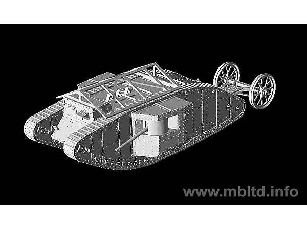 Master Box 1/72 Mk.I 'Male' British Tank, Somme Battle period, 1916 | 4820113081231