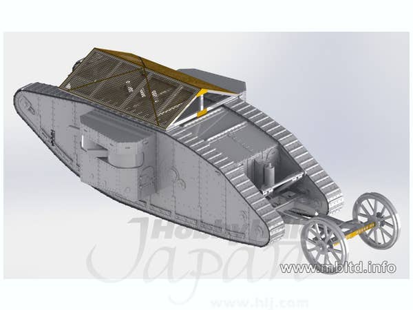 Master Box 1/72 Mk.I 'Female' British Tank, Somme Battle period, 1916 | 4820113081248