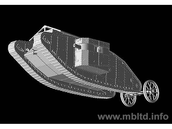 Master Box 1/72 Mk.I 'Female' British Tank, Somme Battle period, 1916 | 4820113081248