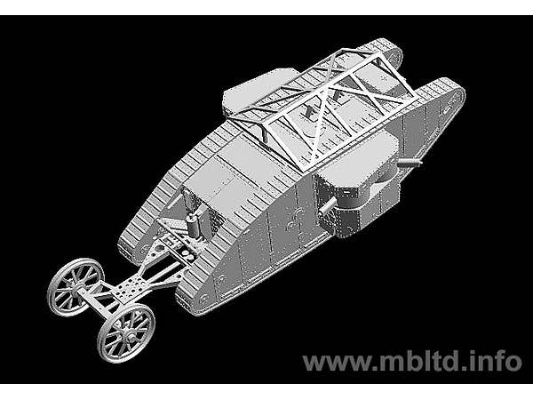 Master Box 1/72 Mk.I 'Female' British Tank, Somme Battle period, 1916 | 4820113081248