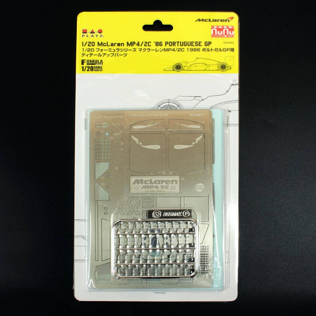 Platz Detail-Up Parts for 1/20 McLaren MP4/2C '86 Portuguese GP | 4545782063073