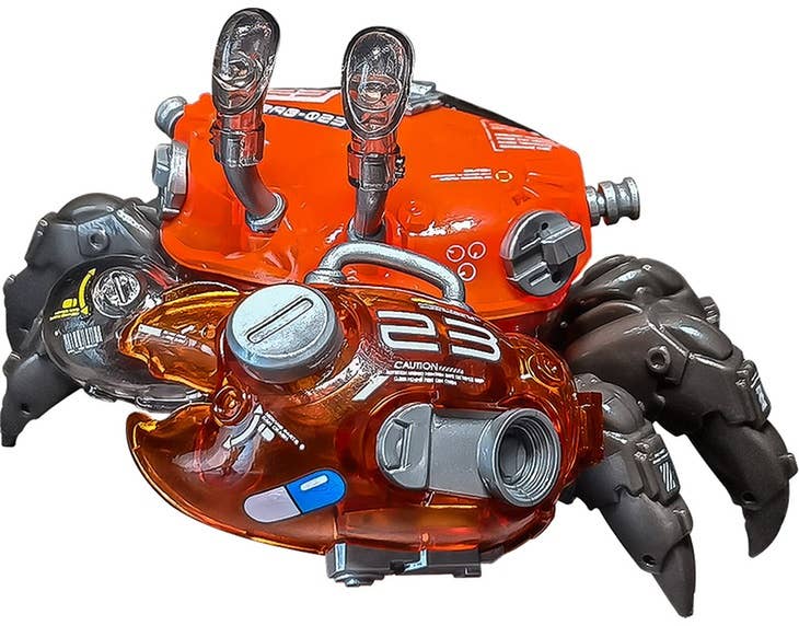 Orange Cat Industry Aquaculture Tank Series 008 Fiddler Crab (Silver Red) Model Kit | 6973848780288