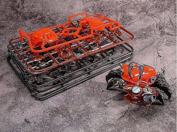 Orange Cat Industry Aquaculture Tank Series 008 Fiddler Crab (Silver Red) Model Kit | 6973848780288