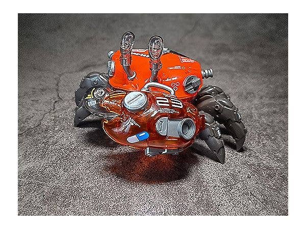 Orange Cat Industry Aquaculture Tank Series 008 Fiddler Crab (Silver Red) Model Kit | 6973848780288