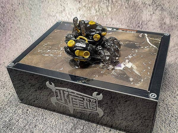 Orange Cat Industry Aquaculture Tank Series 007 Fiddler Crab (Gold Black) Model Kit | 6973848780271