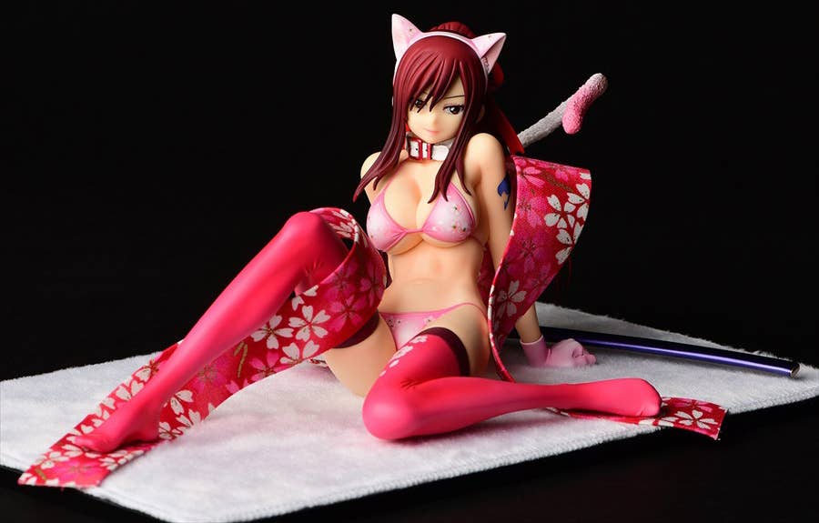 FAIRY TAIL ERZA SCARLET CHERRY BLOSSOM GRAVURE 1/6 PVC FIG | 4560321854585