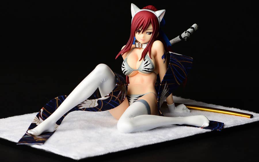 FAIRY TAIL ERZA SCARLET WHITE TIGER GRAVURE 1/6 PVC FIG | 4560321854592