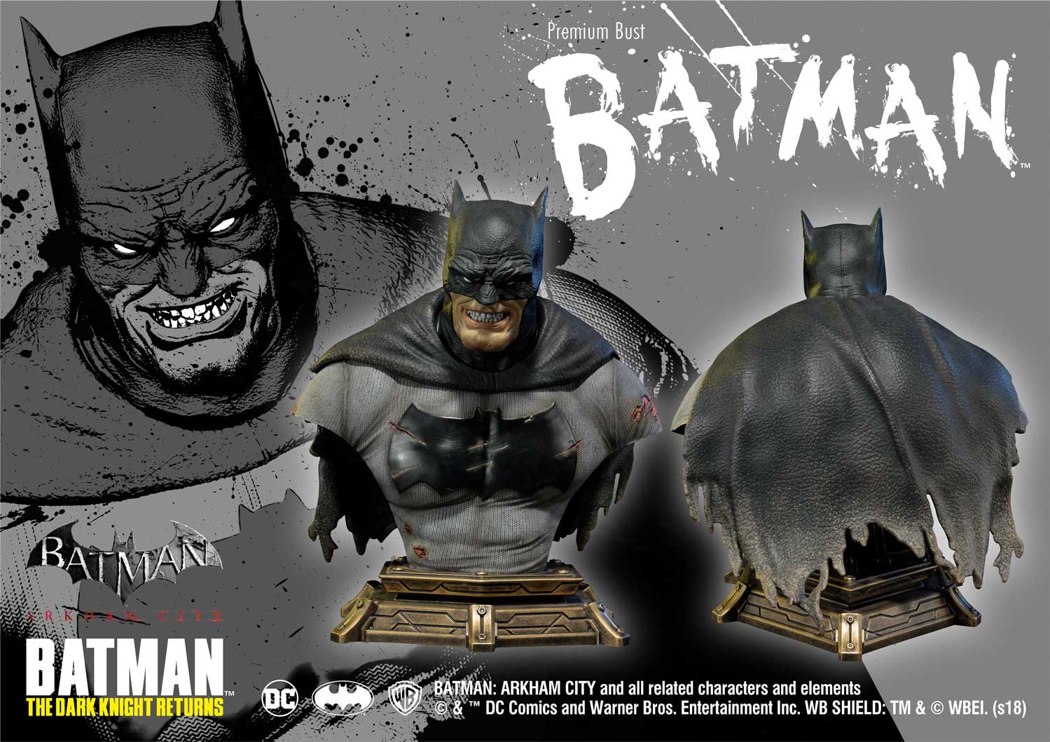 Premium Bust Batman: Arkham City Batman