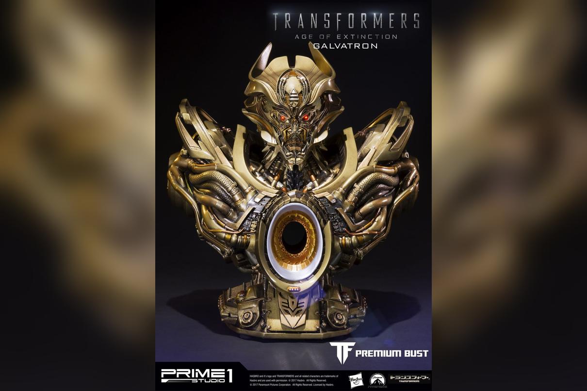 Premium Bust Transformers: Age of Extinction (Film) Galvatron Gold Version